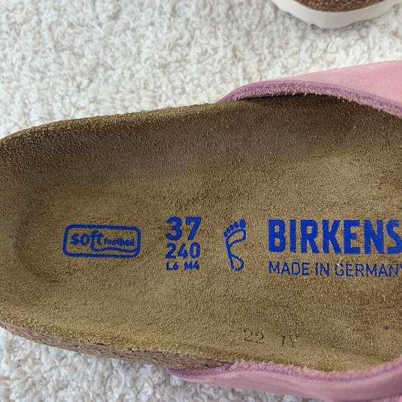 BIRKENSTOCK Franca Orchid Nubuck Leather Soft Footbed 37 EUR - Picture 7 of 9